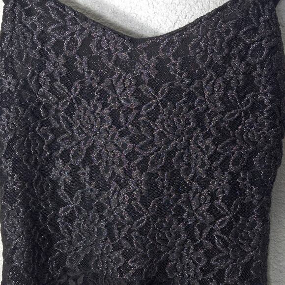Free People Ombre Lace Dress Black Silver Size XS Romantic Occasion - Picture 3 of 11